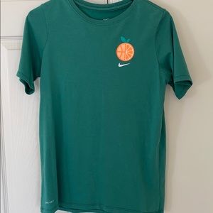 Boys Nike Dri-Fit Green T-shirt